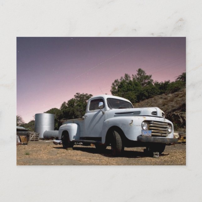 Vintage Truck Postcard (Front)