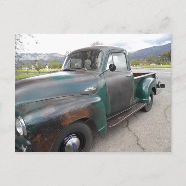 Vintage Truck Postcard (Front)