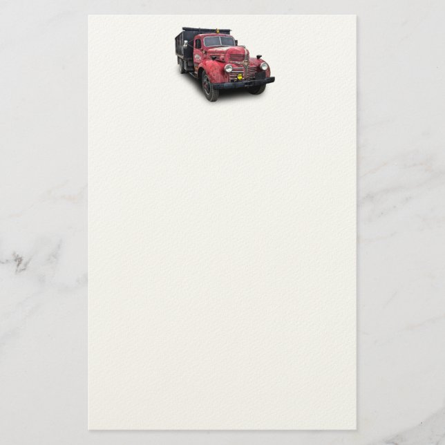 VINTAGE TRUCK STATIONERY (Front)