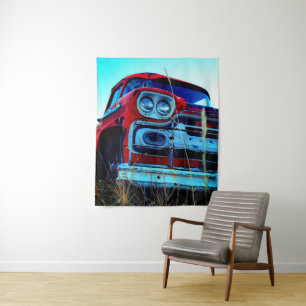 Vintage Truck Tapestry