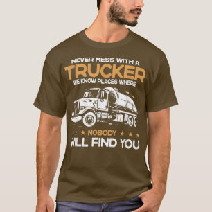Vintage Trucker Shirt For Men Truck Driving Truck 