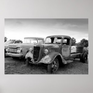 Vintage Trucks Poster