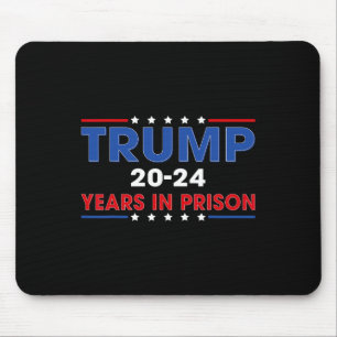 Vintage Trump 20-24 Years In Prison Funny Anti-tru Mouse Pad