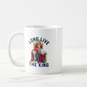 Vintage Trump Long Live The King American Patrioti Coffee Mug