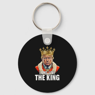 Vintage Trump Long Live The King American Patrioti Key Ring