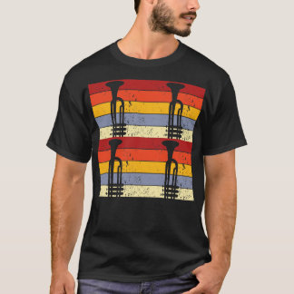 Vintage Trumpet Design T-Shirt