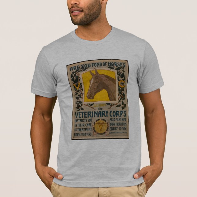 Vintage tshirts  -  Army Vet Corps (Front)