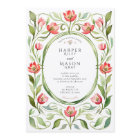 Vintage Tulip Watercolor Wedding