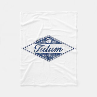 Vintage Tulum Mexico Retro Dge Mens Womens Souveni Fleece Blanket
