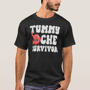 Vintage TUMMY ACHE SURVIVOR Stomach Ache IBS  Men  T-Shirt