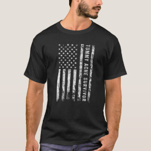 Vintage Tummy Ache Survivor Stomachache Men Women T-Shirt