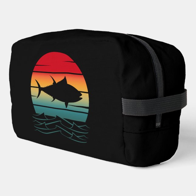 Vintage Tuna Fish Dopp Kit (Left Corner)