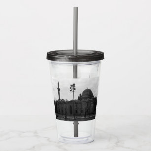 Vintage Turkey Istanbul Beyazit camii mosque Acrylic Tumbler