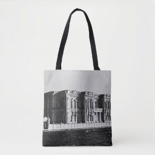 Vintage Turkey Istanbul Beylerbeyi palace Tote Bag