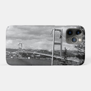 Vintage Turkey Istanbul Bosphorus bridge Case-Mate iPhone Case