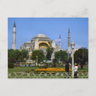 Vintage Turkey - Istanbul Hagia Sophia Postcard