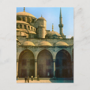 Vintage Turkey - Istanbul Mosque Postcard