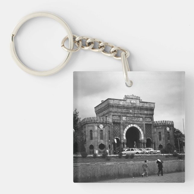 Vintage Turkey Istanbul University  Key Ring (Front)