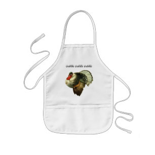 Vintage Turkey Kids Apron