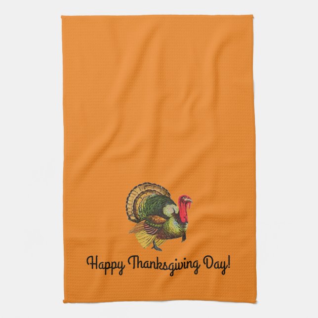Vintage Turkey Tea Towel (Vertical)
