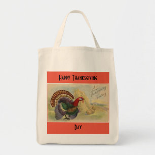 Vintage Turkey Tote Bag