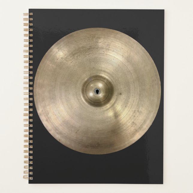 Vintage Turkish Constantinople Cymbal Planner (Front)