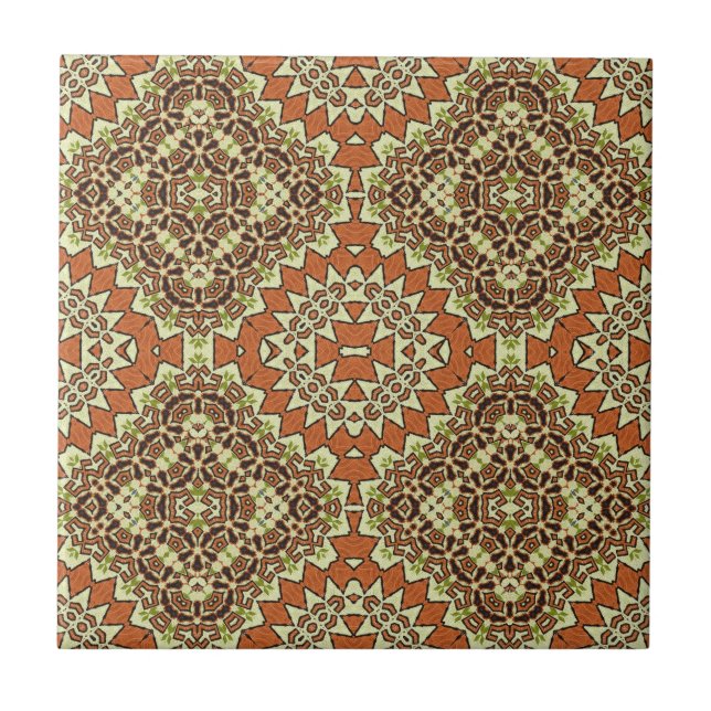 Vintage Turkish Pattern Tile (Front)