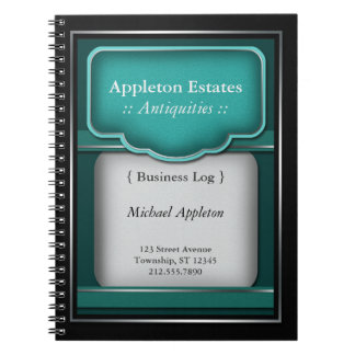 Vintage Turquoise - Business Notebook