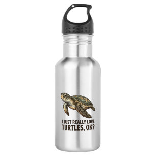 Vintage Turtle Lover Funny Sea Turtle Shirt_1 532 Ml Water Bottle