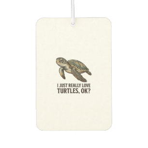 Vintage Turtle Lover Funny Sea Turtle Shirt_1 Car Air Freshener