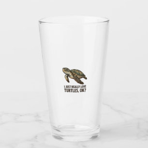 Vintage Turtle Lover Funny Sea Turtle Shirt_1 Glass