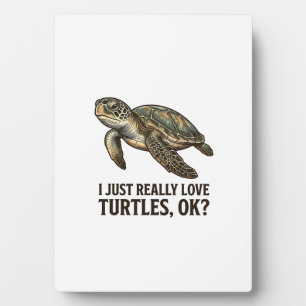 Vintage Turtle Lover Funny Sea Turtle Shirt_1 Plaque