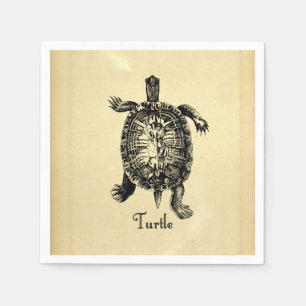 VINTAGE TURTLE NAPKIN