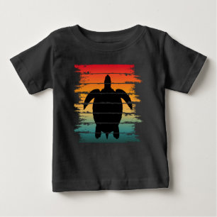 VINTAGE TURTLE SEA CREATURE REPTILE BABY T-Shirt