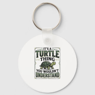 Vintage Turtle Thing Funny Turtle Lover Shirt_1 Key Ring