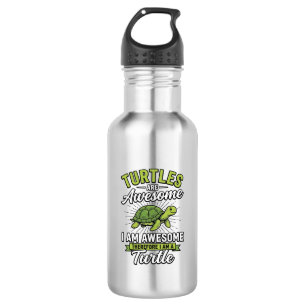 Vintage Turtles Are Awesome Funny Turtle Shirt_1 532 Ml Water Bottle