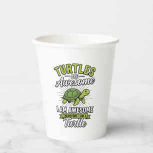 Vintage Turtles Are Awesome Funny Turtle Shirt_1 Paper Cups