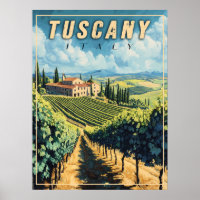 Vintage Tuscany Italy