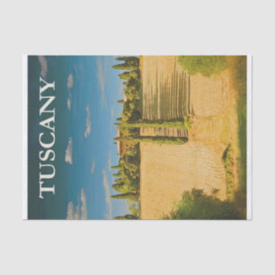 Vintage Tuscany Travel Tissue Paper