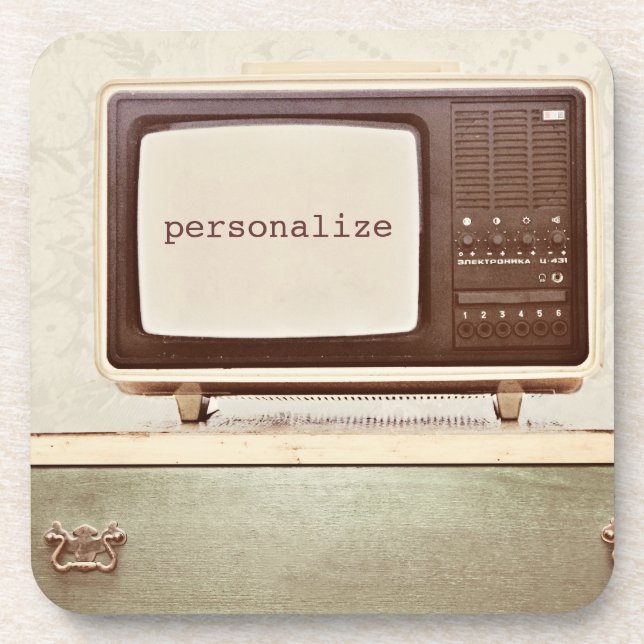 Vintage TV Star Coaster (Front)