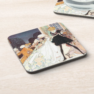 Vintage Twelve Dancing Princesses by Kay Nielsen Coaster