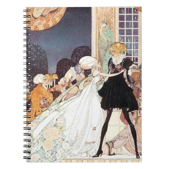 Vintage Twelve Dancing Princesses by Kay Nielsen Notebook (Front)