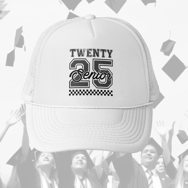 Vintage Twenty 25 Senior Grey Trucker Hat (Creator Uploaded)