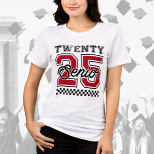 Vintage Twenty 25 Senior Red & Black Tri-Blend Shirt