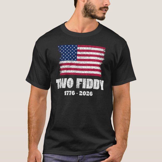 Vintage Two Fiddy American Meme T-Shirt (Front)