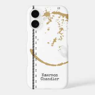 Vintage Type Art Coffestain Grunge Editable