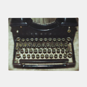 Vintage Typewriter Doormat