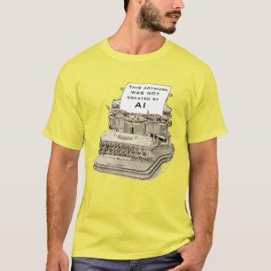 Vintage Typewriter drawing T-Shirt