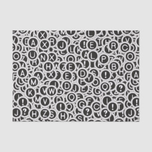 Vintage Typewriter Keys Tissue Paper