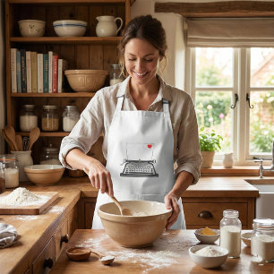 Vintage Typewriter Love Letter Standard Apron